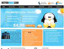 Tablet Screenshot of netforhost.com